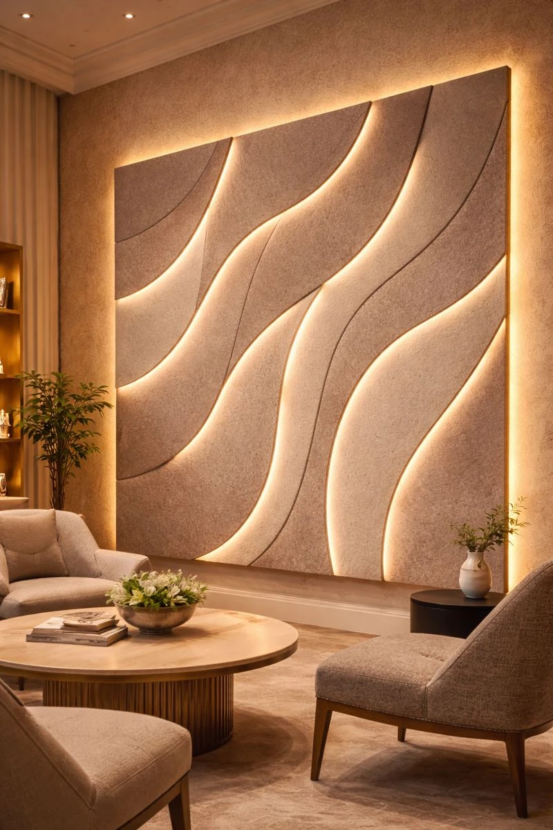 LED Acoustic Panel Lighting