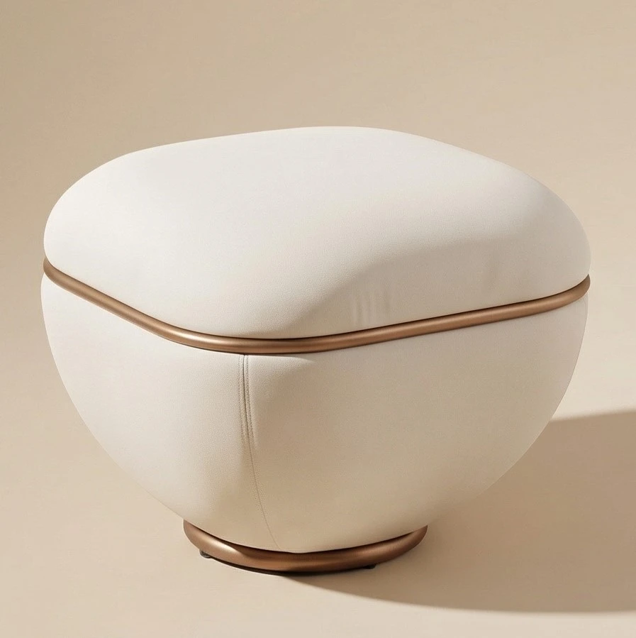 The Velvet Mauve Pouf