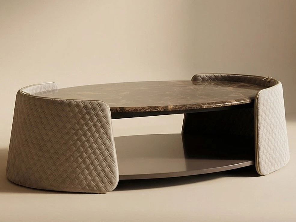 The Quilted Stone Pedestal