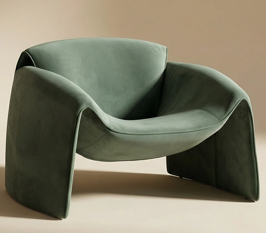 The Onyx Curve Chaise