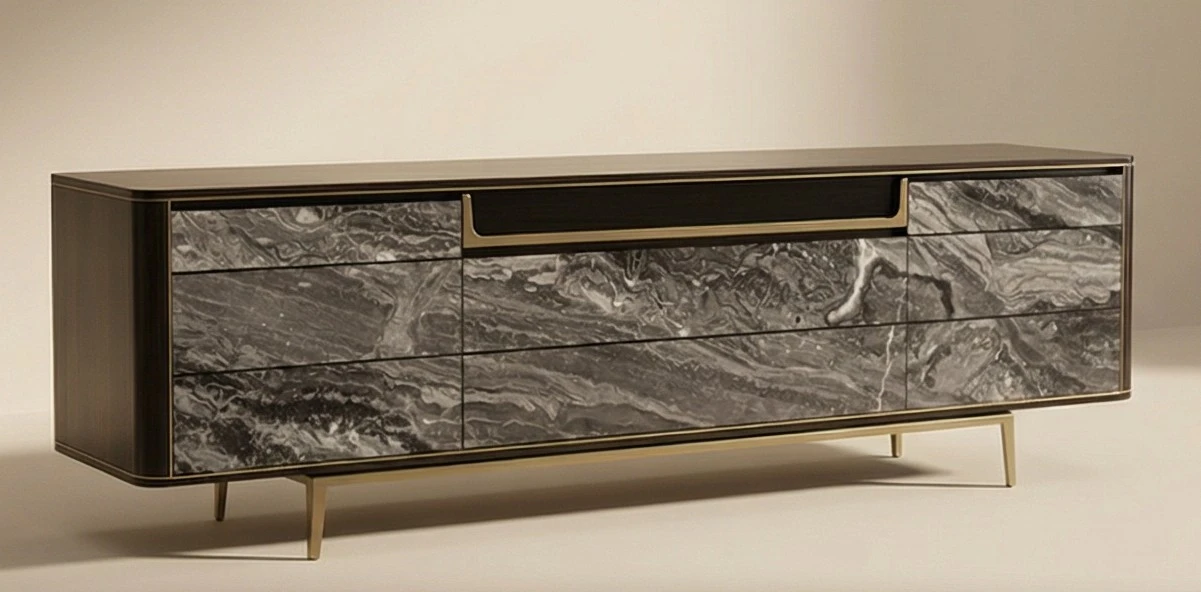 The Bronze Ribbed Cabinet