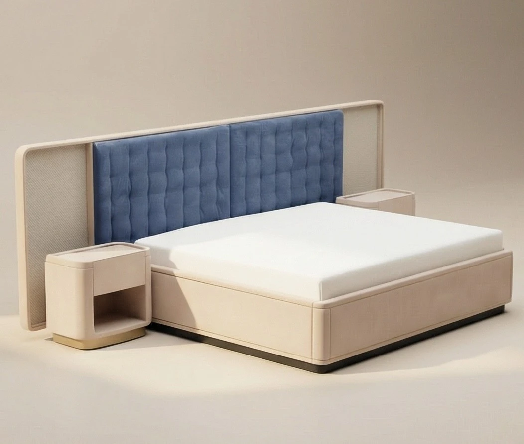 The Sky View Velvet Bed