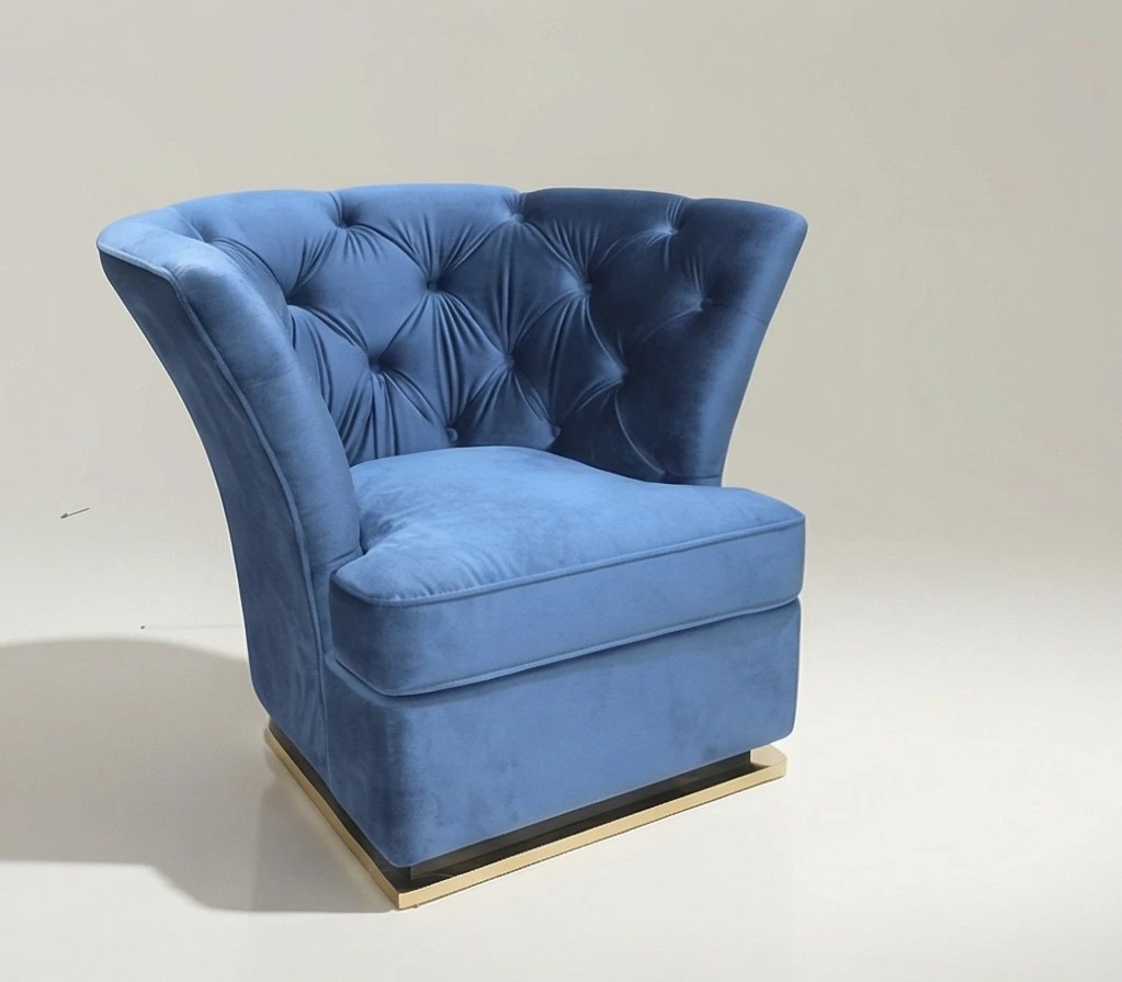 The Royal Blue Tufted Wing