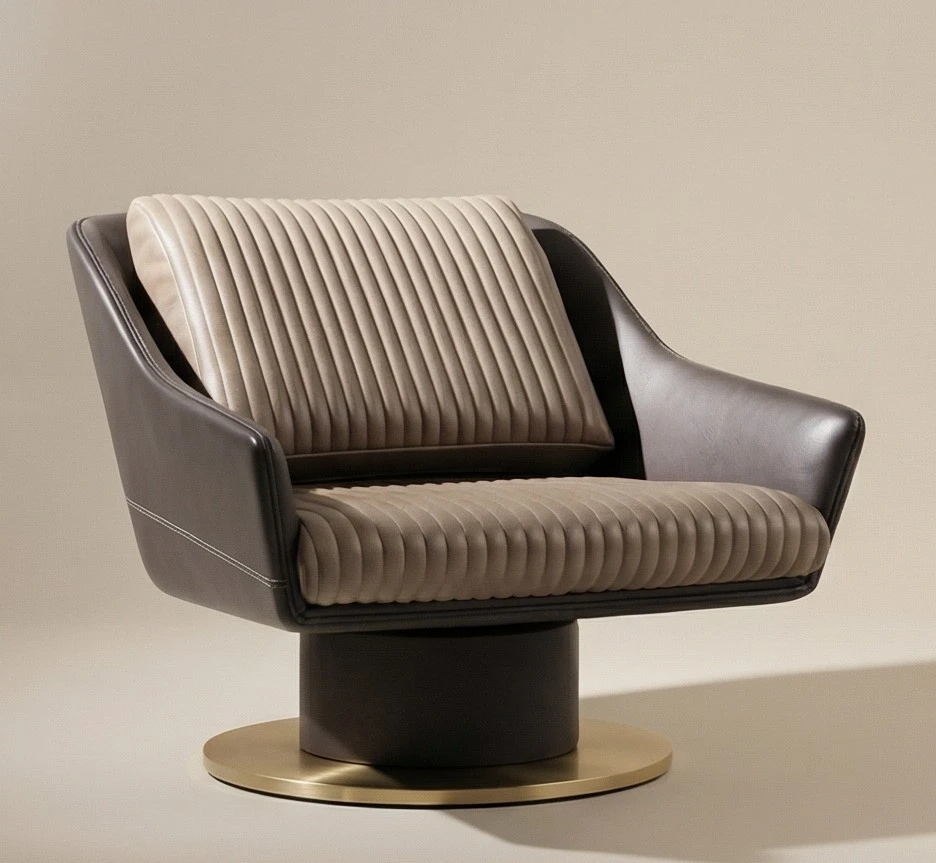 The Ironwood Ribbed Chair