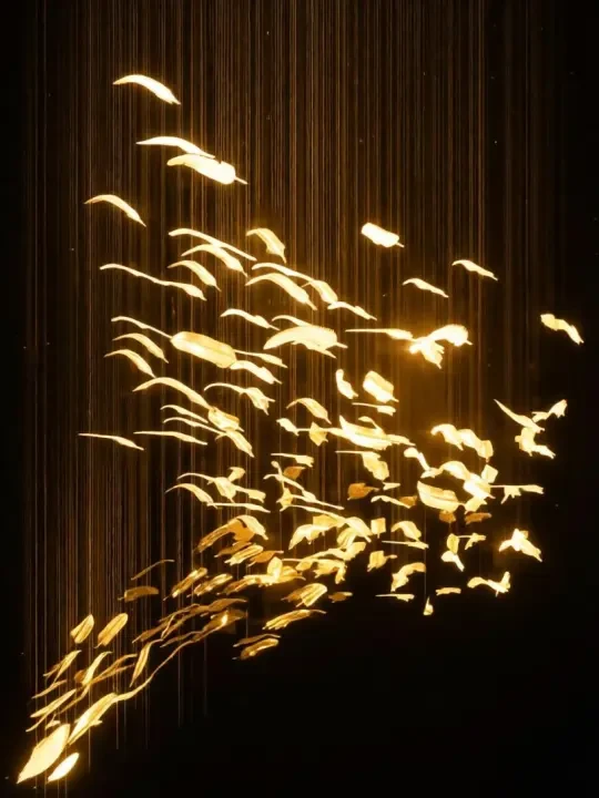 Plume Feather Whimsical Lighting