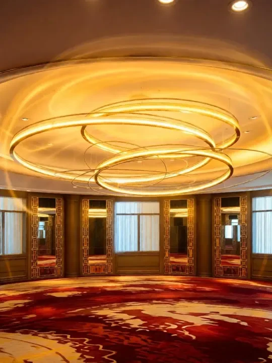 Luminous Pearl Wave Chandelier