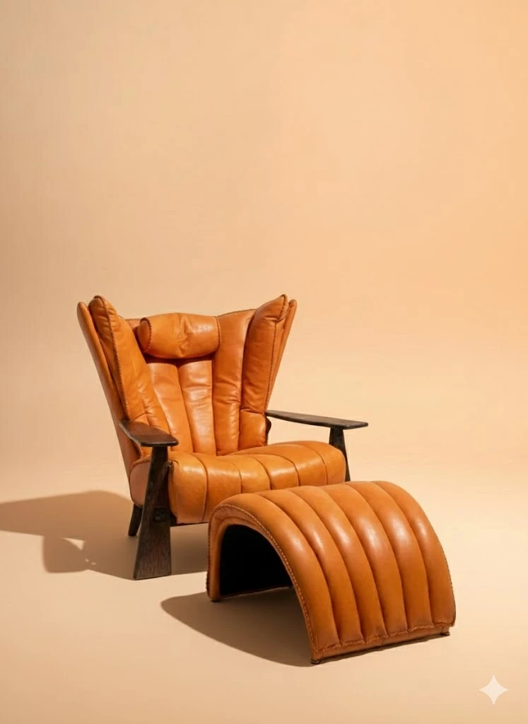 The Moab Lounge Chair & Ottoman