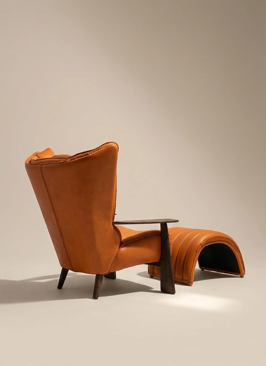 The Moab Lounge Chair & Ottoman