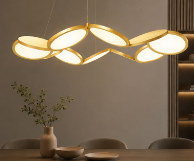The Arches Interlocking Disc Chandelier