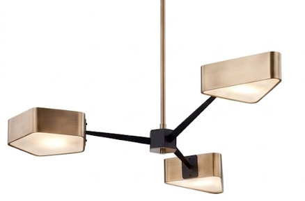 The Bingham Hex-Core Chandelier