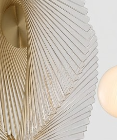 The Alta Alabaster Grid Chandelier