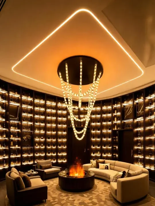 Nocturne Crystal Cascade Chandelier