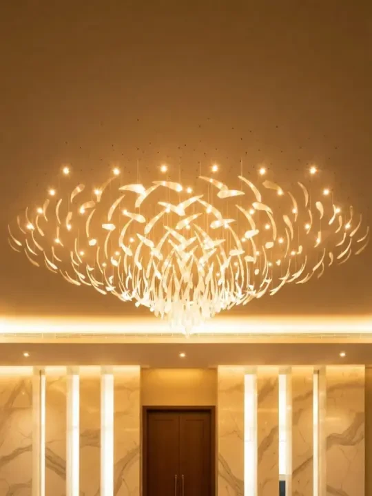 Aurora Cascade Crystal Chandelier