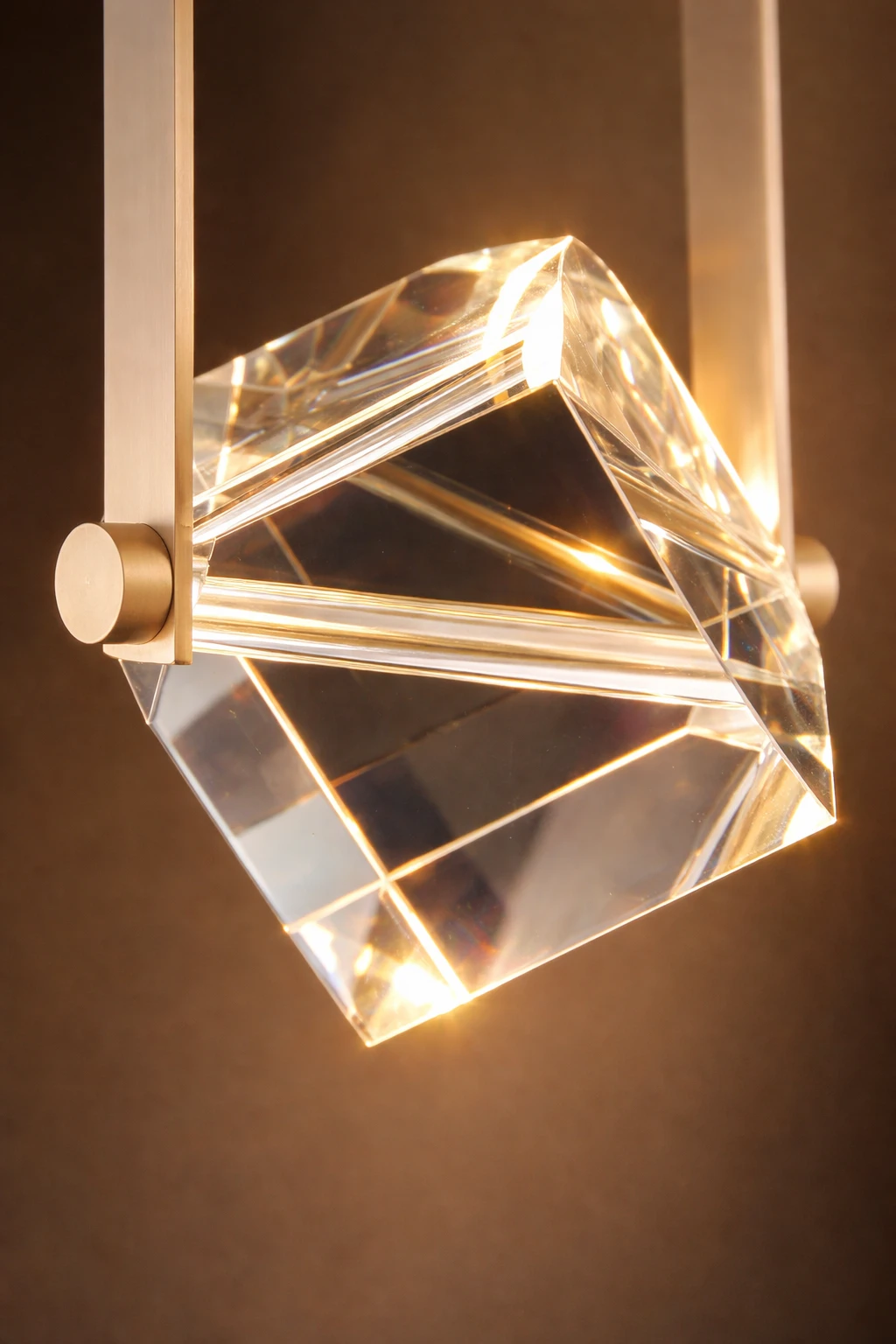 Gemstone Cube Pendant Light